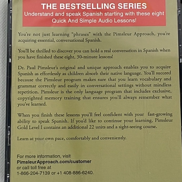 Pimsleur Quick & Simple Spanish - Picture 3 of 5